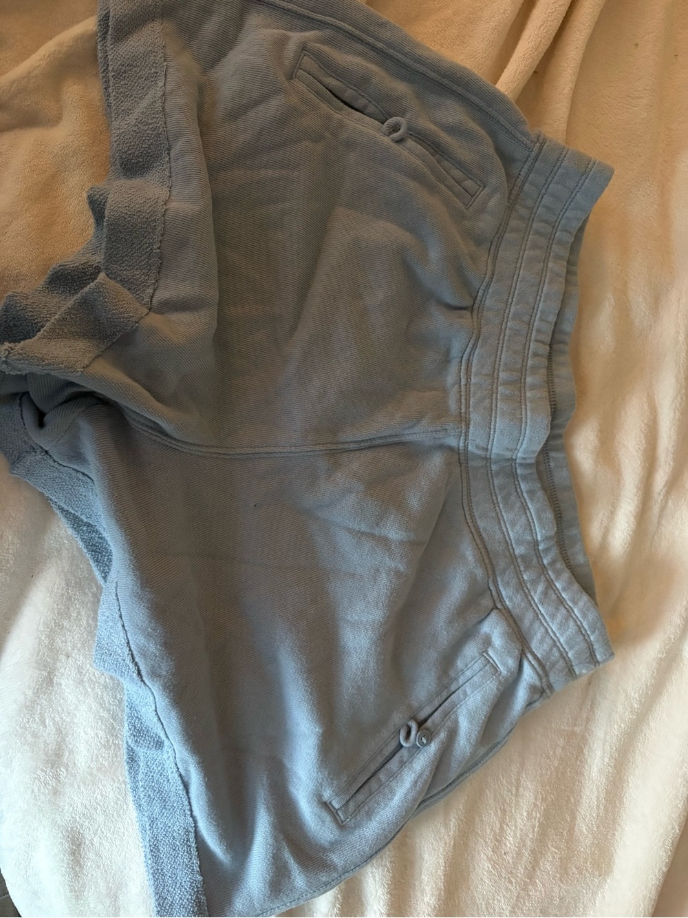 Aerie Women's Light Blue Casual Terry Shorts